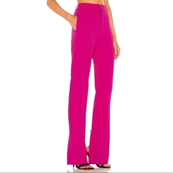 DUNDAS Revolve Joni Barbie Pink Trouser Pants - Picture 2 of 13